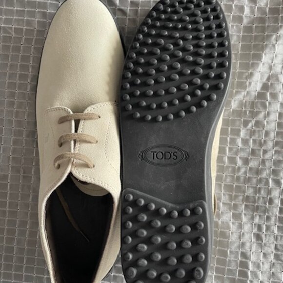 Tod’s  Suede Derby Lace-up Oxford  Us 10